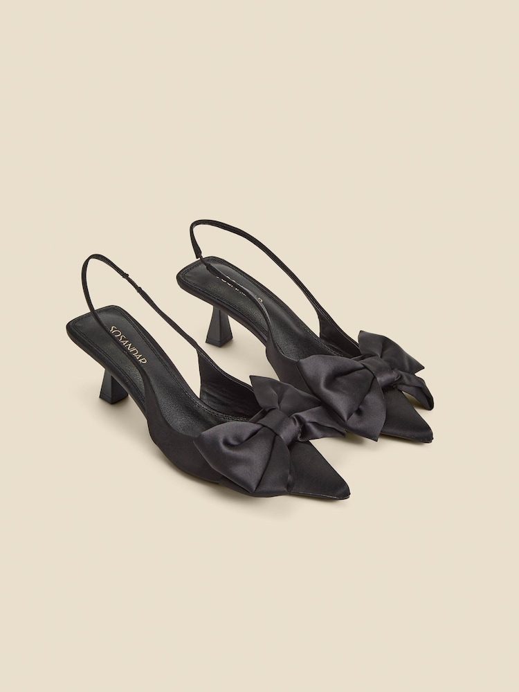 Sosandar pentlja Podrobnosti Kitten čevlji z visoko peto Slingback salonar - Slika 2 iz 4 Sosandar pentlja Podrobnosti Kitten čevlji z visoko peto Slingback salonar - Slika 2 iz 4