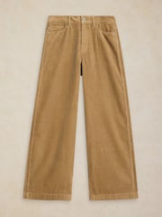Zeleno - White Stuff Ayla Cord Pantalone širokih nogavica - Slika 5 od 6