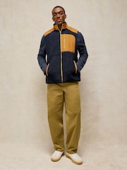 White Stuff Blue Borg Pocket Detail Gilet - Image 1 of 6