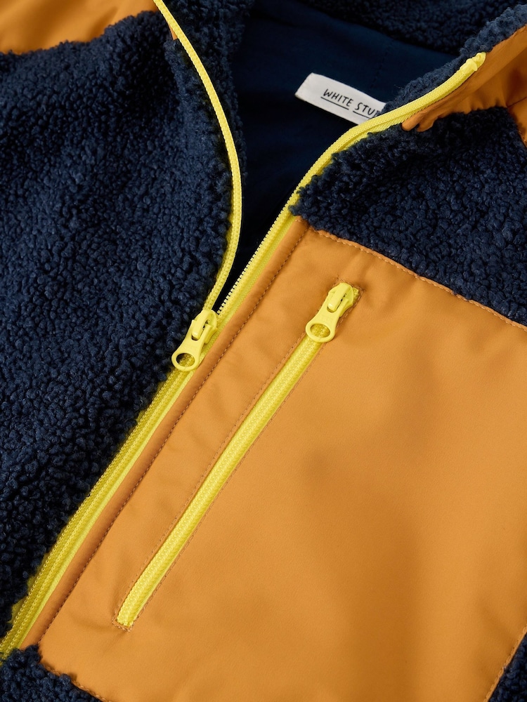 White Stuff Blue Borg Pocket Detail Gilet - Image 6 of 6 White Stuff Blue Borg Pocket Detail Gilet - Image 6 of 6
