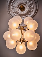 Clarke and Clarke Cream/Gold Vada Light - Image 2 of 4