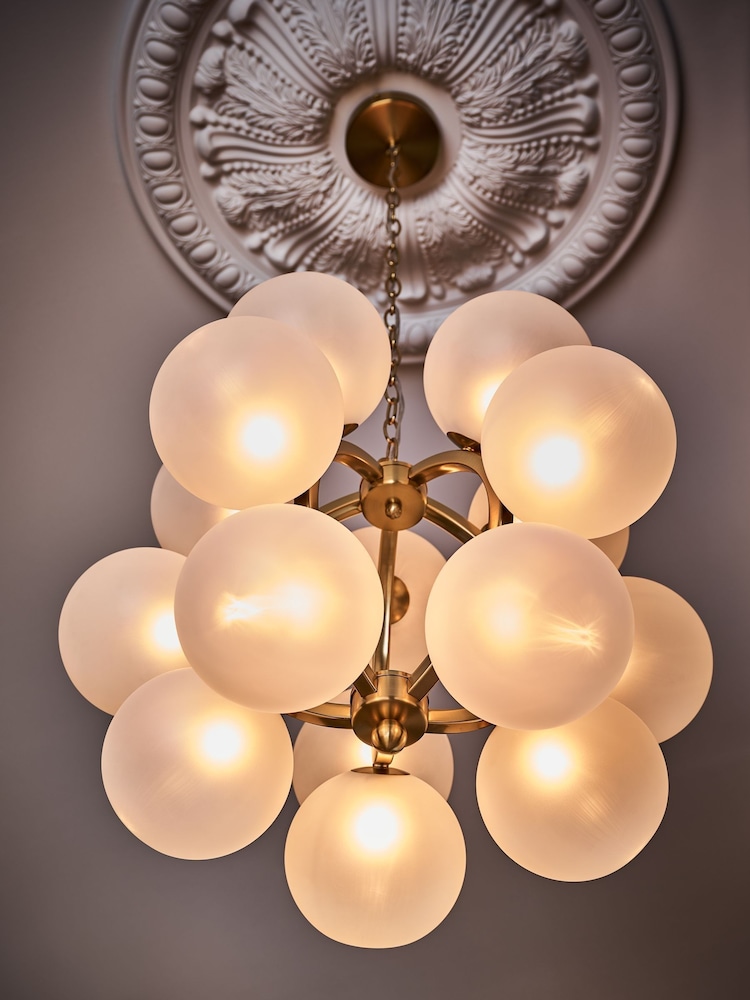 Clarke and Clarke Cream/Gold Vada Light - Image 2 of 4