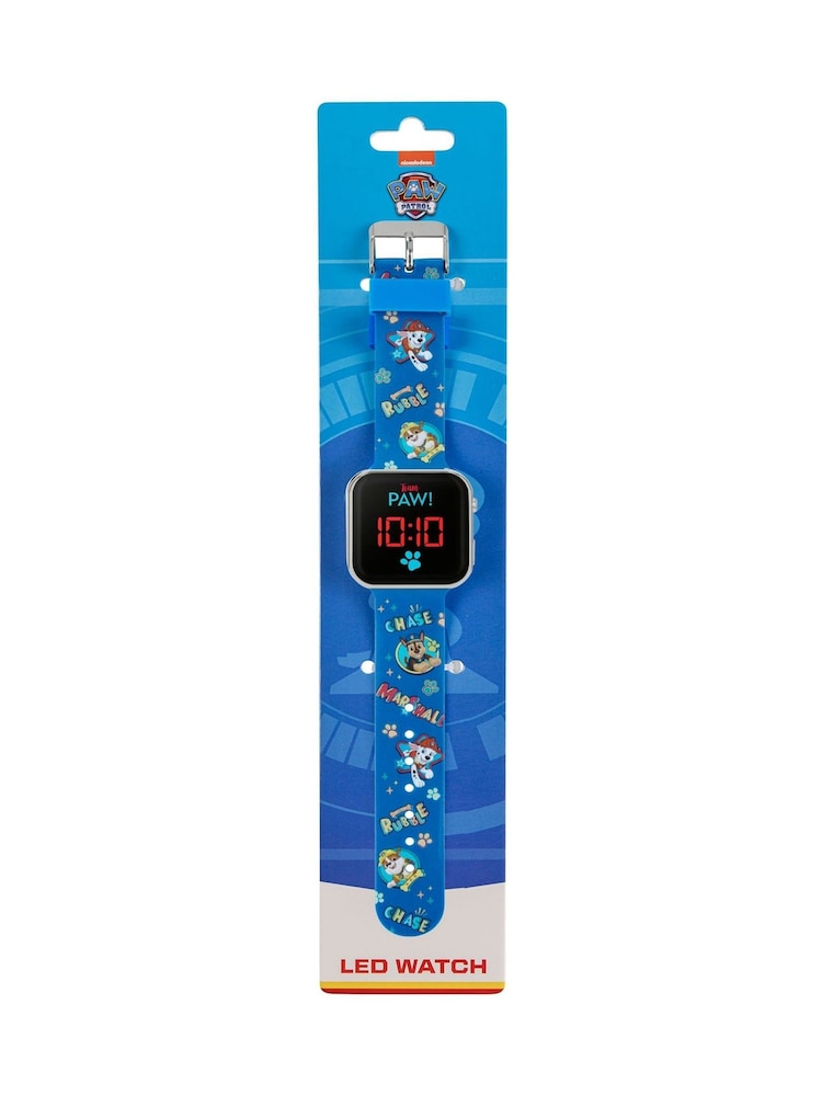 Peers Hardy Blue Nickelodeon Paw Patrol Strap LED Watch - Image 5 of 5