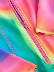 Rainbow Long Sleeve Sunsafe Swimsuit (3mths-16yrs) - Image 4 of 4
