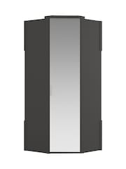 Wiemann Graphite Peyton Corner Mirror Semi-Fitted Wardrobe - Image 3 of 3