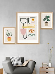 East End Prints Yellow Plants 1 by Dan Hobday - Image 2 of 3