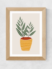 East End Prints Yellow Plants 1 by Dan Hobday - Image 3 of 3