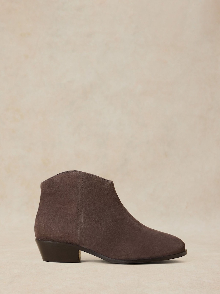 Grey - White Stuff Mae Suede Ankle Čizme - Slika 1 od 4