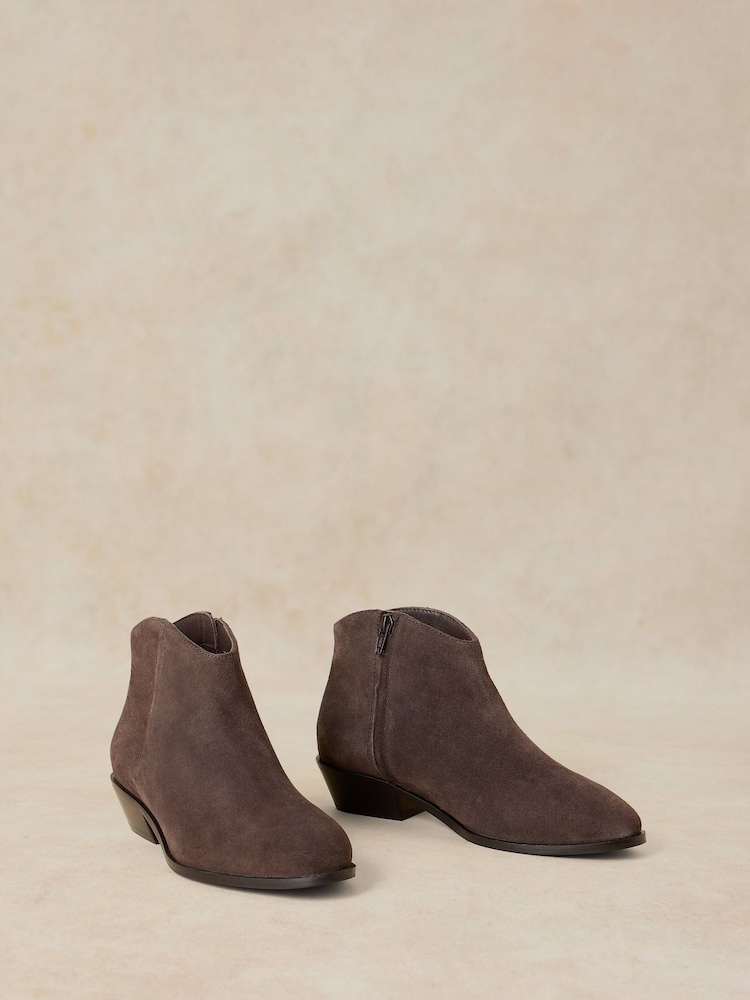 Grey - White Stuff Mae Suede Ankle Čizme - Slika 2 od 4