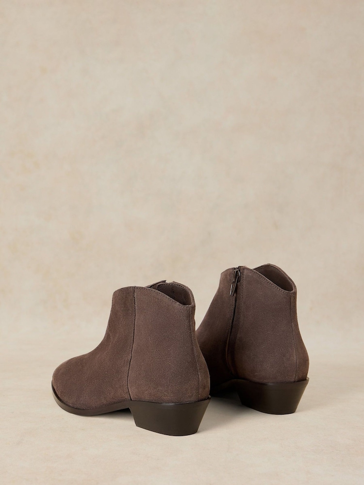 Grey - White Stuff Mae Suede Ankle Čizme - Slika 4 od 4