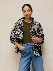 White Stuff Black Paige Showerproof Jacket - Image 2 of 7