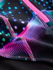 Black Swirl Long Sleeve Sunsafe Swimsuit (3mths-16yrs) - Image 3 of 4