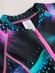 Black Swirl Long Sleeve Sunsafe Swimsuit (3mths-16yrs) - Image 4 of 4
