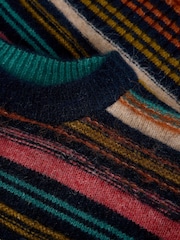 White Stuff Blue Stripe Jumper - Image 5 of 6