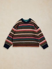 White Stuff Blue Stripe Jumper - Image 6 of 6