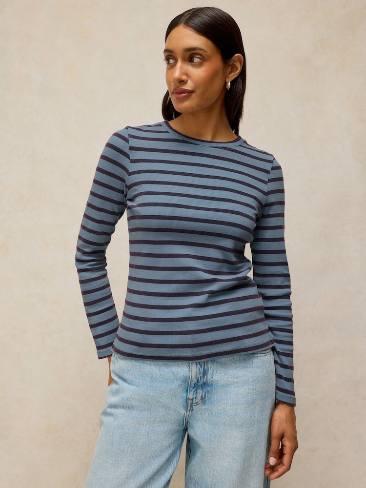White Stuff Sadie Stripe T-Shirt - Slika 1 od 6
