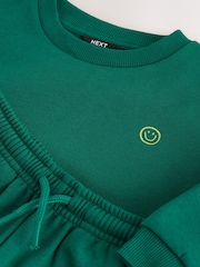 Verde brilhante - Conjunto Sweatshirt e joggers (3meses -7anos) - Imagem 5 de 5