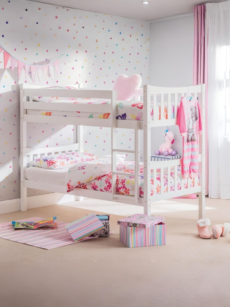 Julian Bowen Bright White Zodiac Bunk Bed - Image 1 of 2