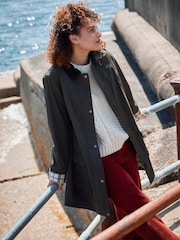 FatFace Green Hampshire Wax Swing Coat - Image 1 of 7
