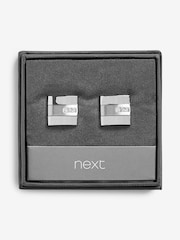 Silver Diamante Cufflinks - Image 2 of 2