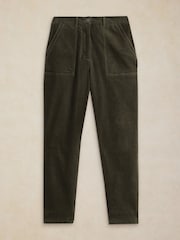 White Stuff Green Twister Cord Straight Leg Trousers - Image 5 of 6