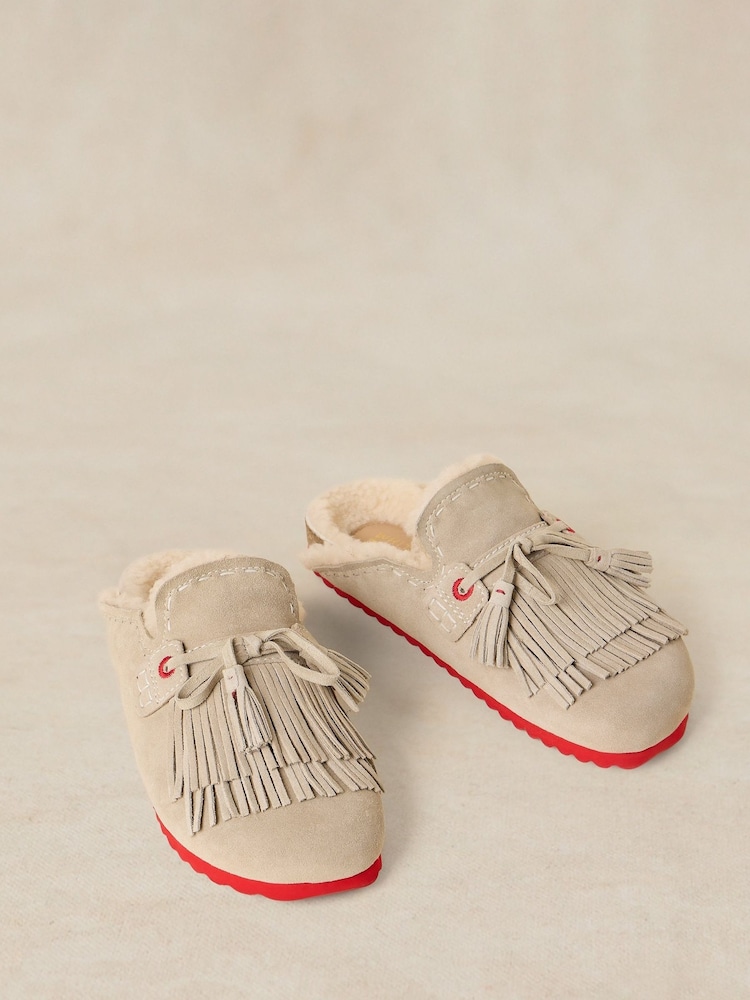 White Stuff Natural Myrtle Tassel Footbed Shoes - Image 2 of 4 White Stuff Natural Myrtle Tassel Footbed Shoes - Image 2 of 4