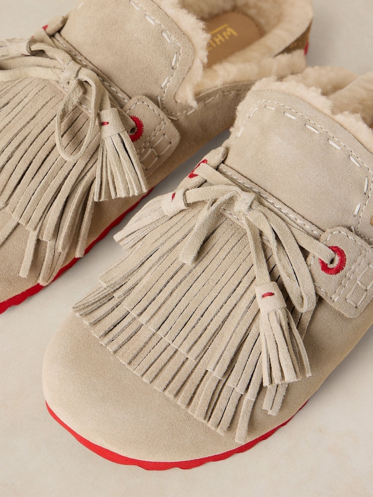 White Stuff Natural Myrtle Tassel Footbed Shoes - Image 4 of 4 White Stuff Natural Myrtle Tassel Footbed Shoes - Image 4 of 4