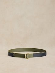 White Stuff Green Reversible Dring Belt - Image 2 of 3
