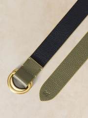 White Stuff Green Reversible Dring Belt - Image 3 of 3