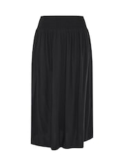 Yours Curve Black Chambray Skirt - Image 6 of 6