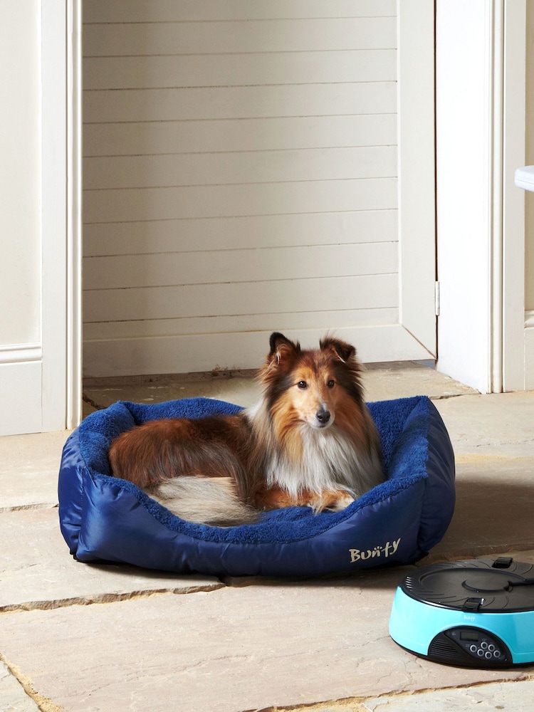 Bunty Blue Deluxe Soft  Washable Dog Bed - Image 1 of 4