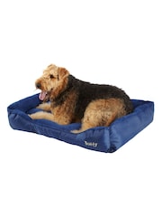 Bunty Blue Deluxe Soft  Washable Dog Bed - Image 3 of 4
