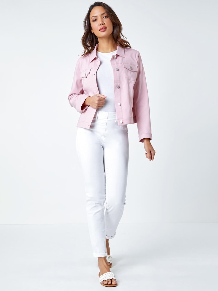 Roman Pink Stretch Pocket Detail Jacket - Image 2 of 5