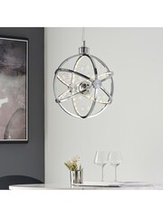 Gallery Home Chrome Moory Chrome Ceiling Light Pendant - Image 1 of 9