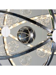 Gallery Home Chrome Moory Chrome Ceiling Light Pendant - Image 5 of 9