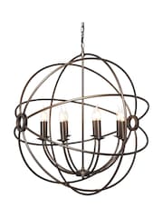 Visconte by BHS Bronze Capri 8 Light Orb Ceiling Light - Image 3 of 5