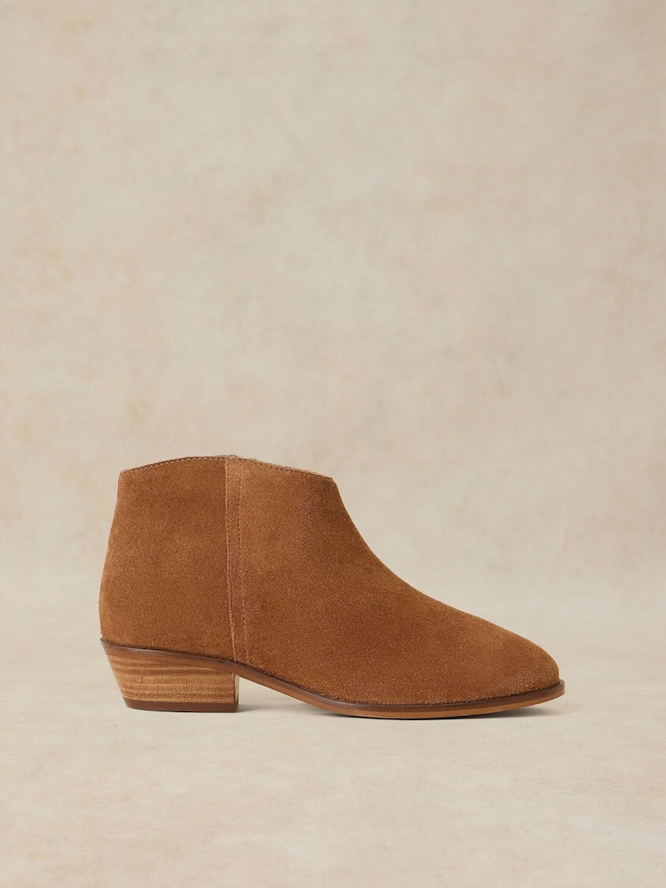 White Stuff Brown Mae Suede Ankle Boots - Image 1 of 4
