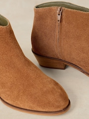 White Stuff Brown Mae Suede Ankle Boots - Image 4 of 4
