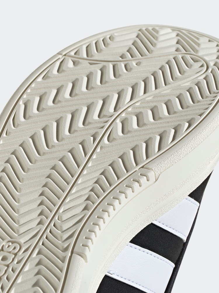 adidas Black/white Grand Court Alpha 00's Trainers - Image 8 of 8
