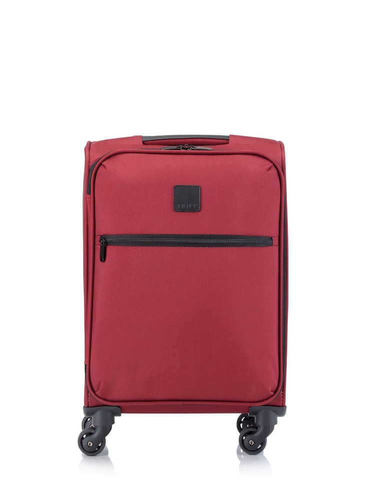 Tripp Red Ultra Lite Cabin 4 Wheel Suitcase 55cm - Image 1 of 4