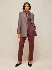 White Stuff Pink Twister Cord Trousers - Image 3 of 6