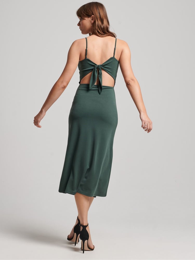 Superdry Green Jersey Open Back Dress - Image 13 of 13 Superdry Green Jersey Open Back Dress - Image 13 of 13