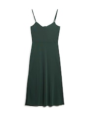 Superdry Green Jersey Open Back Dress - Image 6 of 8