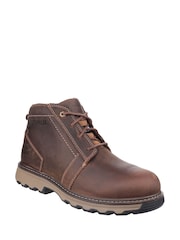 Caterpillar Brown Parker Boots - Image 2 of 5