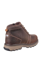 Caterpillar Brown Parker Boots - Image 3 of 5
