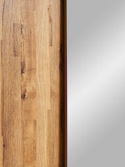 Dark Bronx Oak 2m Sliding Effect Semi Fitted Mirrored Wardrobe - Image 6 of 7
