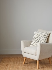 Minimal Geometric Berber 50 x 50cm Cushion - Image 2 of 6