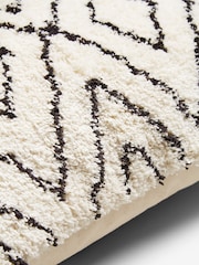 Minimal Geometric Berber 50 x 50cm Cushion - Image 3 of 6