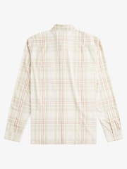 Fred Perry Tonal Tartan Check Long Sleeve Shirt - Image 6 of 6