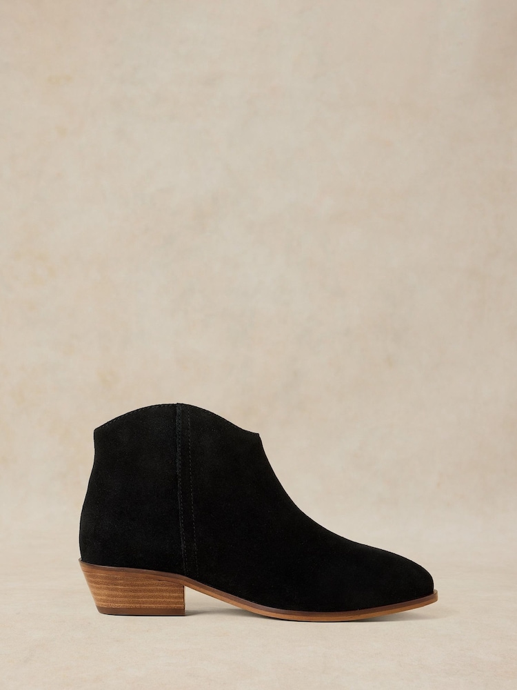 Crno - White Stuff Mae Suede Ankle Čizme - Slika 1 od 4 Crno - White Stuff Mae Suede Ankle Čizme - Slika 1 od 4